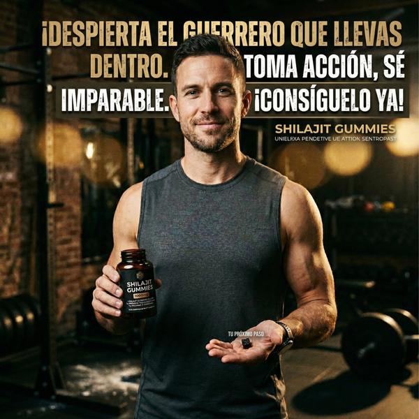 Gomitas de Shilajit textura