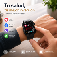 S2000 Smartwatch ™ – versátil con 7 correas intercambiables, monitoreo de frecuencia cardíaca y llamadas inteligentes