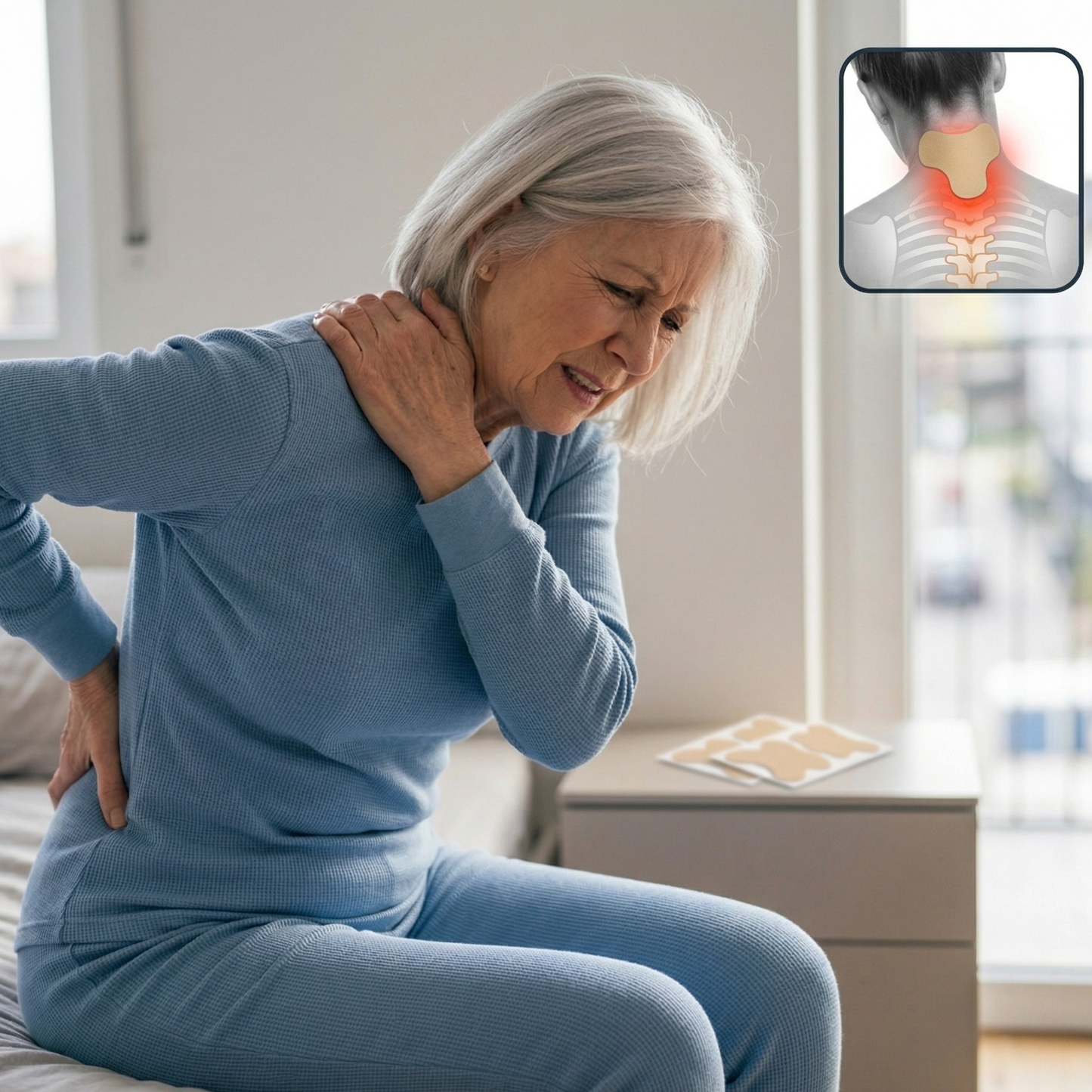 ReliefPatch Pro™ —  Set de Parches Alivia el Dolor Cervical y Lumbar en Minutos, Sin Pastillas