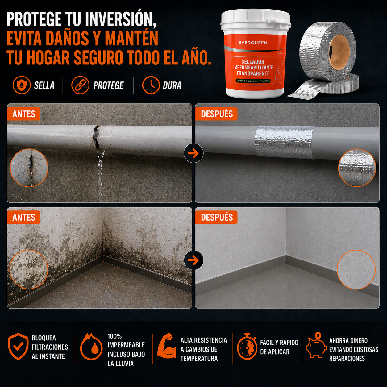 AquaShield Pro™ — Kit Sellador Impermeabilizante