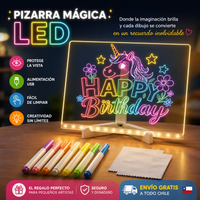 GlowBoard™ – Pizarra LED Mágica, Borra al Instante, Creatividad Sin Límites