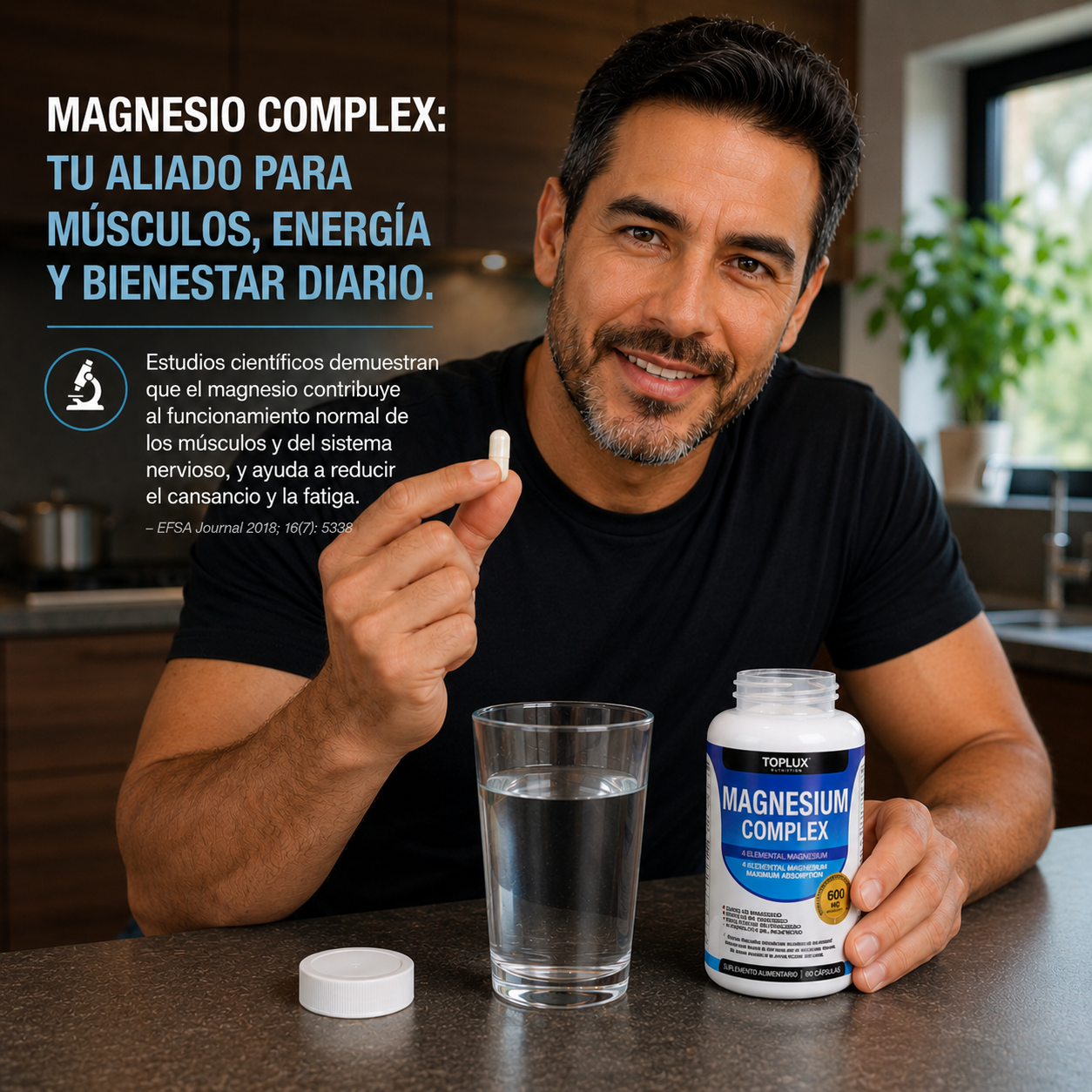 MagnaZen™ – Magnesio Complex Premium 600 mg | Máxima Absorción, Relajación Muscular & Equilibrio Mental